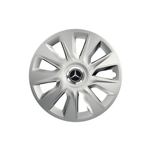 Set 4 capace roti Cu Inel Cromat Stratos R16 Compatibil Cu Mercedes-Benz