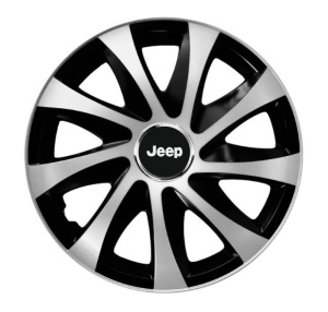 Set 4 capace roti Drift exrta Gri-Negruk R16 Compatibil Cu Jeep