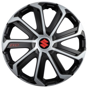 Set 4 Capace Roti Evo Gri-Negru R14, Pentru Suzuki - Img 2