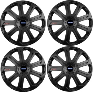 Set 4 Capace Roti Evo Negru R14, Pentru Volvo - Img 2