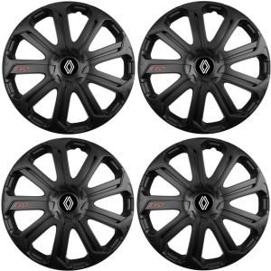 Set 4 Capace Roti Evo Negru R16, Pentru Renault Nou - Img 2