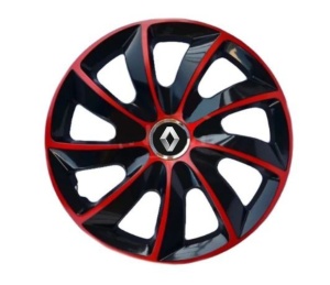 Set 4 capace roti Extra Stig Red R17 pentru gama auto Renault - Img 1