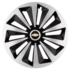 Set 4 capace roti Fox Gri-Negru R17 pentru gama auto Chevrolet