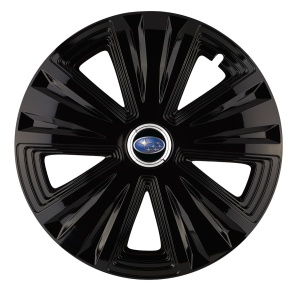 Set 4 capace roti Glory negru R16 pentru gama auto Subaru - Img 1