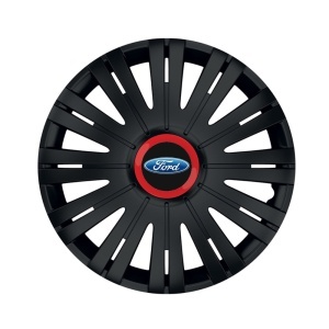 Set 4 capace roti Negre Cu Inel Rosu Active R16 Compatibil Cu Ford - Img 3