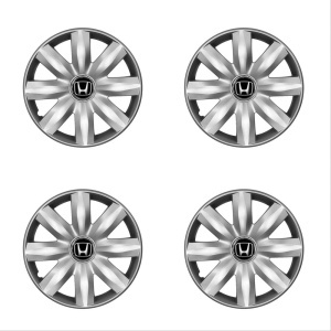 Set 4 capace roti potrivite jantelor de 14 inchi (R14) compatibile Honda, Model - 221 - Img 2