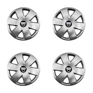 Set 4 capace roti potrivite jantelor de 15 inch (R15) compatibile Dacia, Model - 308 - Img 2