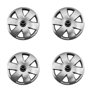 Set 4 capace roti potrivite jantelor de 15 inch (R15) compatibile Mazda, Model - 308 - Img 2