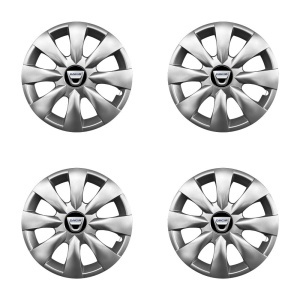 Set 4 capace roti potrivite jantelor de 15 inchi (R15) compatibile Dacia, Model - 316 - Img 2