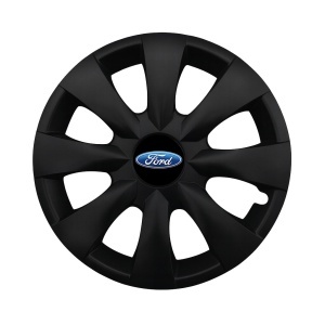 Set 4 capace roti potrivite jantelor de 15 inchi (R15) compatibile FORD, Model - 316 Black Edition