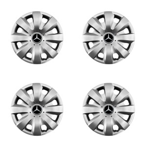 Set 4 capace roti potrivite jantelor de 15 inchi (R15) compatibile gama Mercedes, model - 321 - Img 2