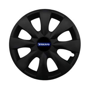 Set 4 capace roti potrivite jantelor de 15 inchi (R15) compatibile VOLVO, Model - 316 Black Edition
