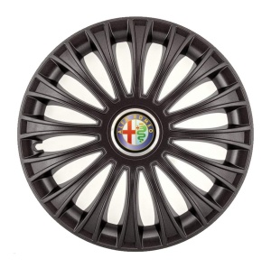 Set 4 Capace Roti, potrivite jantelor de R14, pentru Alfa Romeo, model dino Negru