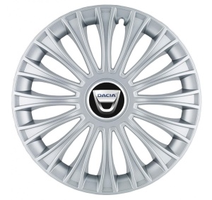Set 4 Capace Roti, potrivite jantelor de R14, pentru Dacia, model dino cromat