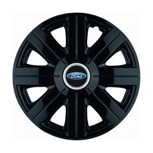 Set 4 Capace Roti, potrivite jantelor de R14, pentru Ford, model Cosmos Negru - Img 3
