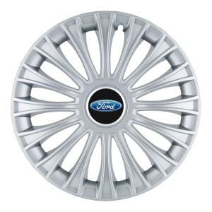 Set 4 Capace Roti, potrivite jantelor de R14, pentru Ford, model dino cromat - Img 3