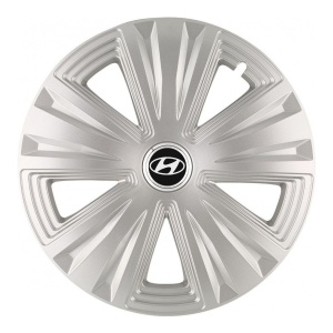 Set 4 Capace Roti, potrivite jantelor de R14, pentru Hyundai, model glory Gri - Img 3