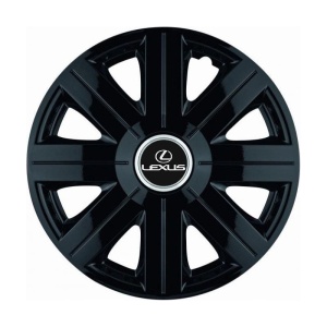 Set 4 Capace Roti, potrivite jantelor de R14, pentru Lexus, model Cosmos Negru - Img 3