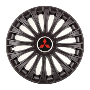 Set 4 Capace Roti, potrivite jantelor de R14, pentru Mitsubishi, model dino Negru - Img 3