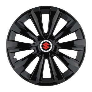 Set 4 Capace Roti, potrivite jantelor de R14, pentru Suzuki, model delta negru - Img 3