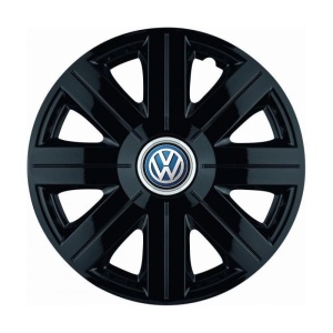 Set 4 Capace Roti, potrivite jantelor de R14, pentru Volkswagen, model Cosmos Negru - Img 3