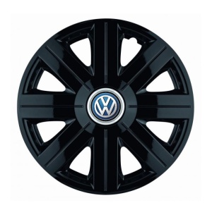 Set 4 Capace Roti, potrivite jantelor de R14, pentru Volkswagen, model Cosmos Negru - Img 1