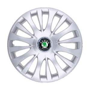 Set 4 Capace Roti R15, Potrivite Jantelor de 15 inch, Pentru Skoda, Model 328 - Img 3