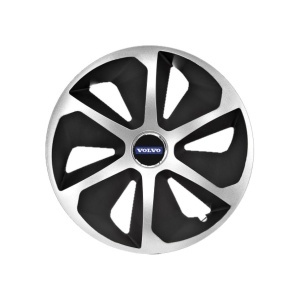 Set 4 capace roti Roco Gri-Negru R15 Compatibil Cu Volvo - Img 3