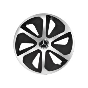 Set 4 capace roti Roco Gri-Negru R16 Compatibil Cu Mercedes-Benz - Img 3