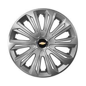 Set 4 capace roti Strong silver varnished R14 Compatibil Cu Chevrolet - Img 3