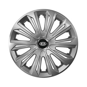 Set 4 capace roti Strong silver varnished R14 Compatibil Cu Kia - Img 3
