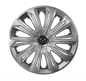 Set 4 capace roti Strong silver varnished R14 Compatibil Cu Mazda