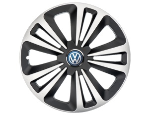 Set 4 Capace Roti Terra Gri-Negru R15 Compatibil Cu Volkswagen