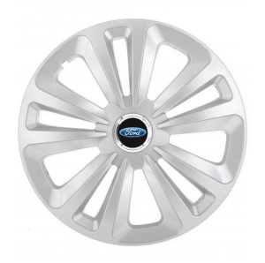 Set 4 Capace Roti Terra Gri R14, pentru Ford - Img 1