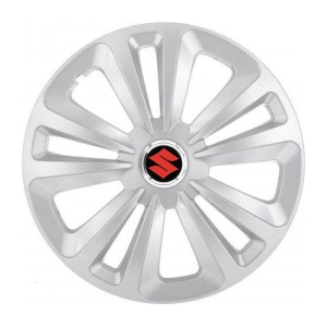 Set 4 Capace Roti Terra Gri R15 pentru Suzuki - Img 3