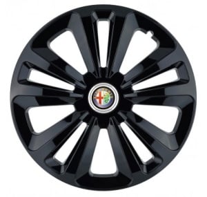 Set 4 Capace Roti Terra Negru R16, pentru Alfa Romeo