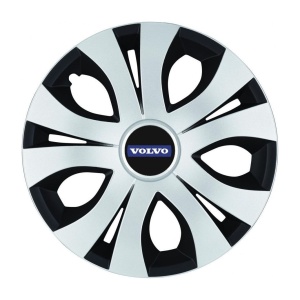 Set 4 Capace Roti Top Gri-Negru R14, Compatibil Cu Volvo - Img 3