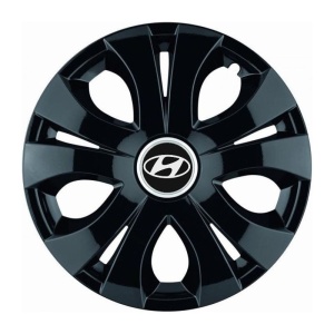 Set 4 Capace Roti Top Negru R15, Compatibil Cu Hyundai - Img 3
