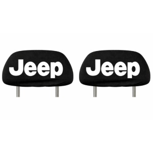 Set 5 huse tetiere negre, pentru gama auto JEEP