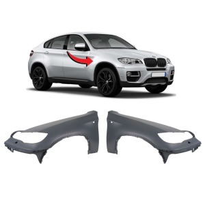 Set Aripi Fata Dreapta + Stanga Am Bmw X6 E71/E72 2007-2014 51657052423 + 51657052424