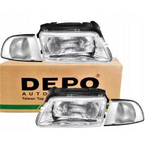 Set Faruri + Semnalizari Dreapta + Stanga Am Audi A4 B5 1994-1999 8D0941030 + 8D0941029 + 8D0953050 + 8D0953049