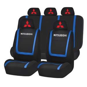 Set Huse Scaune Universale Compatibile cu Mitsubishi – Negru/Albastru