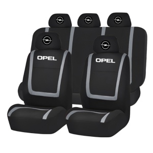 Set Huse Scaune Universale Compatibile cu Opel – Negru/Gri