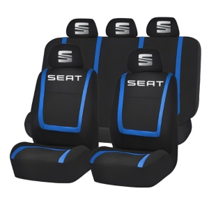 Set Huse Scaune Universale Compatibile cu Seat – Negru/Albastru