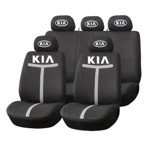 Set Huse Scaune Universale HLX1 Compatibile cu Kia – Negru/Gri