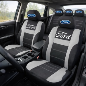 Set Huse Scaune Universale HLX2 Compatibile cu Ford – Negru/Gri - Img 2