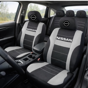 Set Huse Scaune Universale HLX2 Compatibile cu Nissan NOU – Negru/Gri - Img 2