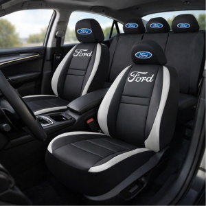Set Huse Scaune Universale HLX4 Compatibile cu Ford – Negru/Gri - Img 2