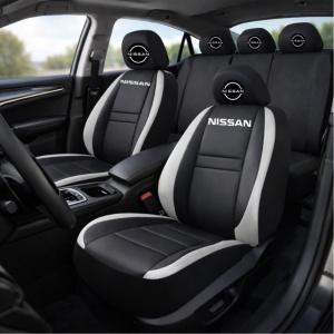 Set Huse Scaune Universale HLX4 Compatibile cu Nissan NOU – Negru/Gri - Img 2
