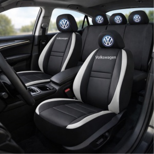 Set Huse Scaune Universale HLX4 Compatibile cu Volkseagen – Negru/Gri - Img 2